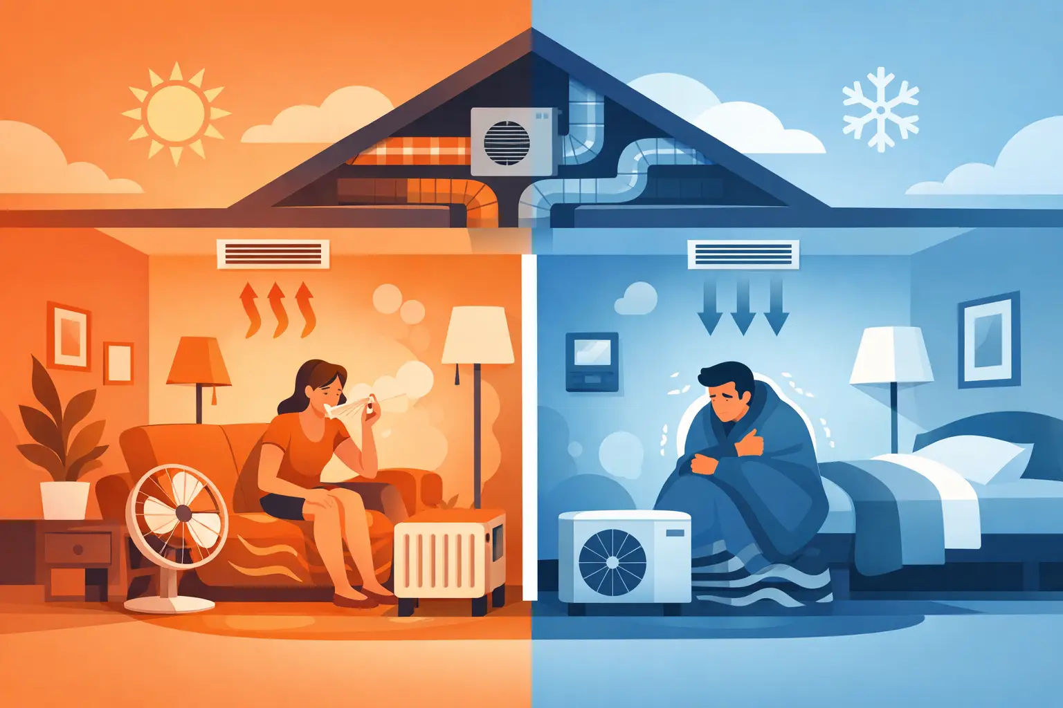 Uneven Room Temperatures Causes and Fixes — SMW Refrigeration & Heating, Tempe AZ