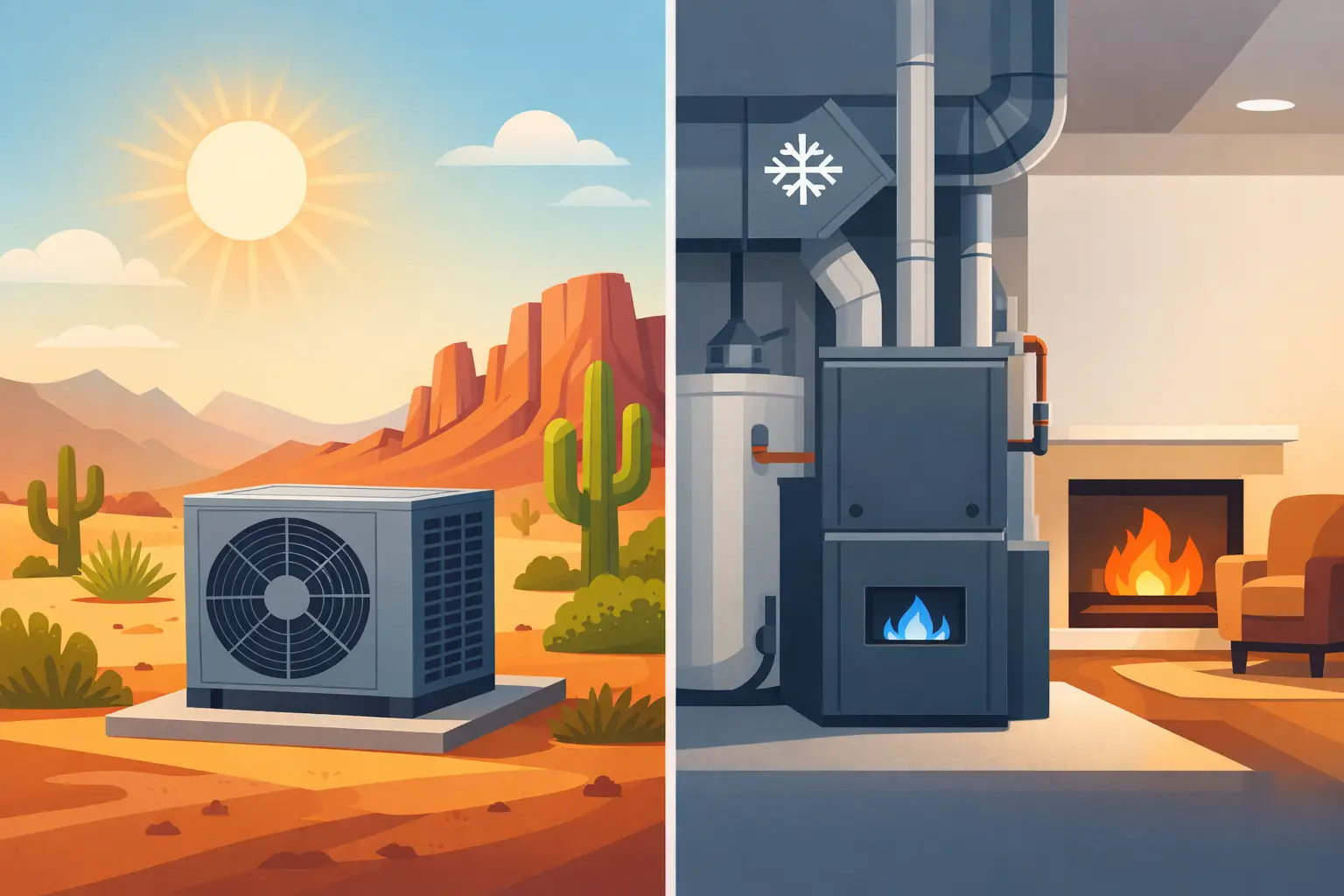 Heat Pump vs Furnace: Best Choice for Arizona? — SMW Refrigeration & Heating, Tempe AZ