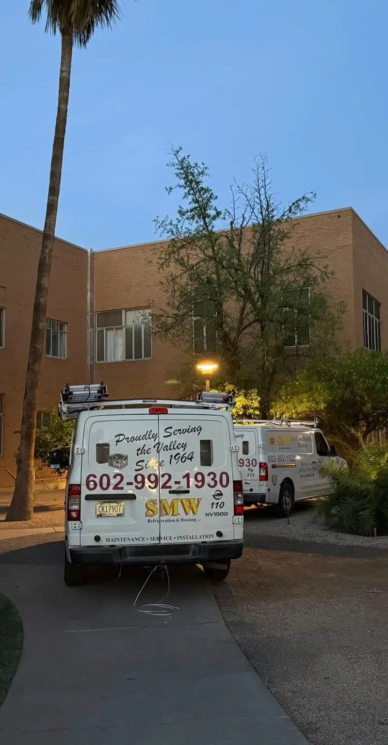 HVAC work by SMW Refrigeration & Heating in the Phoenix area